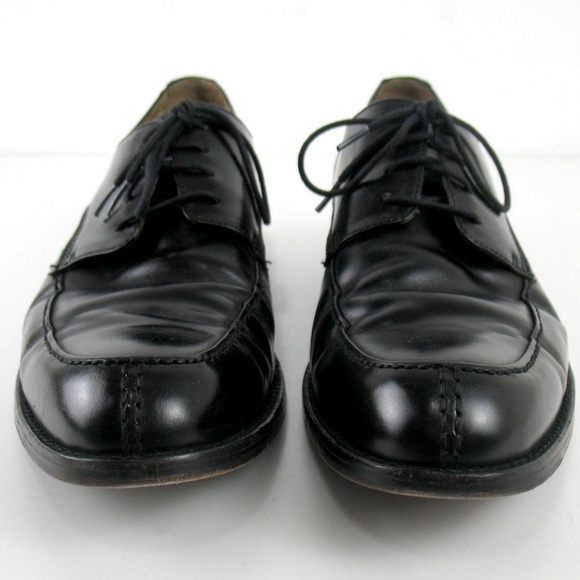 Johnston & Murphy Black Leather Oxford Shoes Sz 9M main image 8